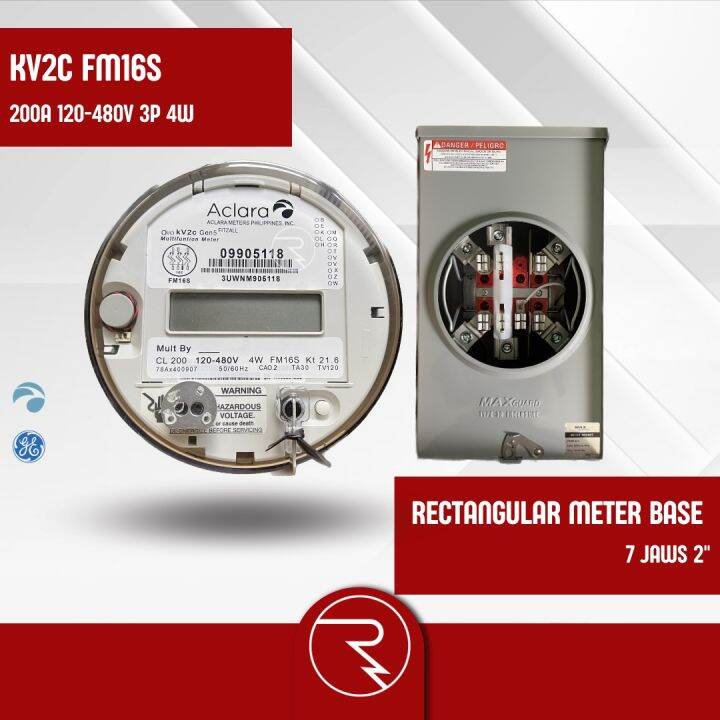 GE/Aclara KV2C FM16S with Rectangular Base | Lazada PH