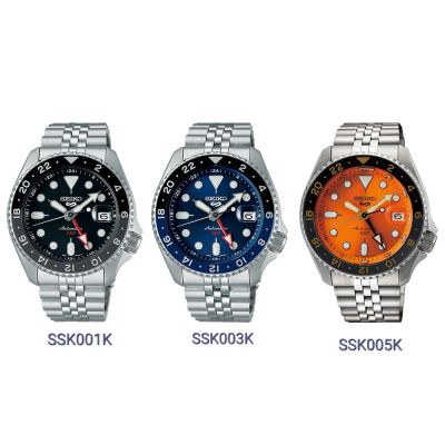SEIKO GMT นาฬิกาข้อมือ รุ่น SSK001K  , SSK003K  SSK005K  ของแท้ ประกันศูนยืไซโก 1 ปี