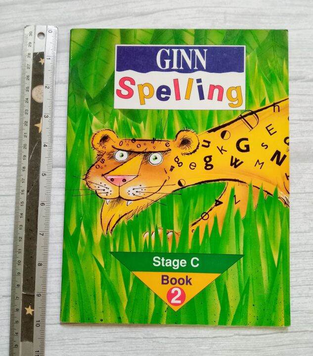 แบบฝึกหัด ภาษาอังกฤษ GINN Spelling Stage C book แบบฝึกภาษาอังกฤษ