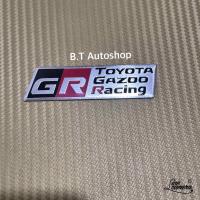 โลโก้* GR งานอลูบาง ติดรถ Toyota ขนาด 2 x 7.5 cm ราคาต่อชิ้น