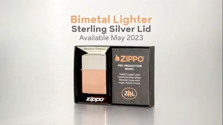 ZIPPO ジッポ 48694 BIMETAL CB STERING SLIVER&COPPER-