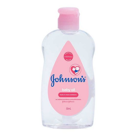 Johnsons Baby Oil 50 ml.จอห์นสัน เบบี้ ออยล์ ขนาด 50 มล
