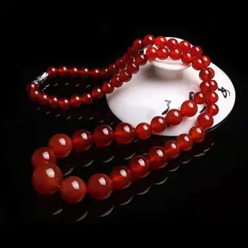 Natural Stone Green Red,Rose Purple Agate Necklace With Earning, Box at Rs  600/piece in Mumbai