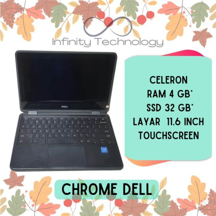 Laptop Layar Sentuh Dell Chromebook Murah Satujutaan Bergaransi