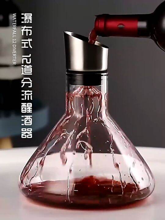 Wine Decanter Aerator Lead Free GlassWare Premium Decanter Water Jug
