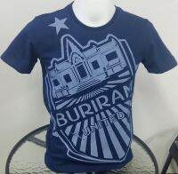 เสื้อยืดโลโก้บุรีรัมย์ชาย สีรอยัลบูล