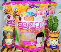 เยลลี่ปีโป้ ผสมวุ้นมะพร้าว รวมรส Captain Dolphin konjac Jelly มี4รสผลไม้ชาติใน1ห่อ