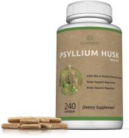 Sunergetic Premium Psyllium Husk Fiber Supplement 1450mg 240 Capsules