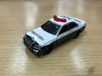 โมเดลรถเหล็ก Tomica Toyota crown police ล้อยาง