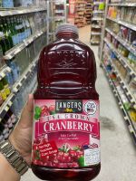 แครนเบอร์รี่ จูส ค๊อกเทล ฟรอม คอนเซนเทรท ตรา แลงเจอร์ส 1.89L Cranberry Juice Cocktail From Concentrate Langers Brand น้ำแครนเบอร์รี่ 27%