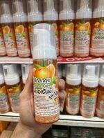 มูสโฟมส้มวิตามินซีCส้ม ล้างหน้า ปริมาณสุทธิ150ml.(1ขวด)