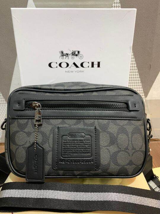 Coach academy crossbody in signature canvas PRIA / TAS COACH Lazada