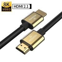 hdmi 2.1 สาย hdmi 8K ต่อทีวี 2K144Hz 8K60Hz 4K120Hz  48Gbps ultra High Speed EARC สำหรับ RTX 3080/RTX3090/PS5สาย hdmi ต่อทีวี Moshou HDMI 2.1 Cableคุณภาพของภาพ- ปล่อยสัญญาณความไวสูง 48g