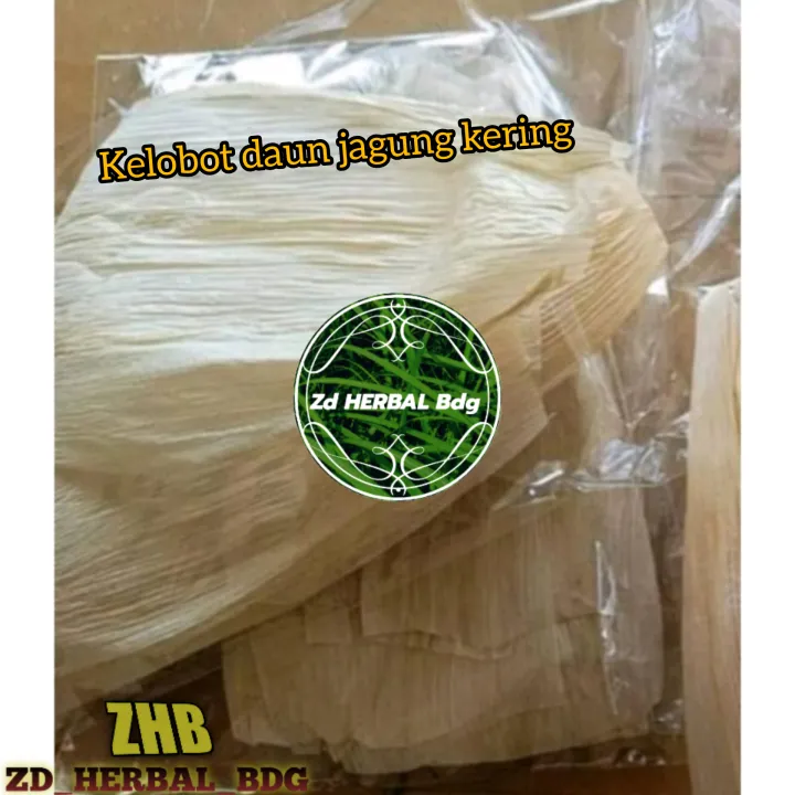 Daun Jagung Kering Atau Daun Klobot Jagung 500gram Lazada Indonesia