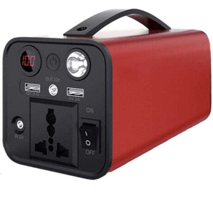 Power Station 118000mAh Power box camping 100Ah/300วัตต์ แค้มป์ปิ้ง