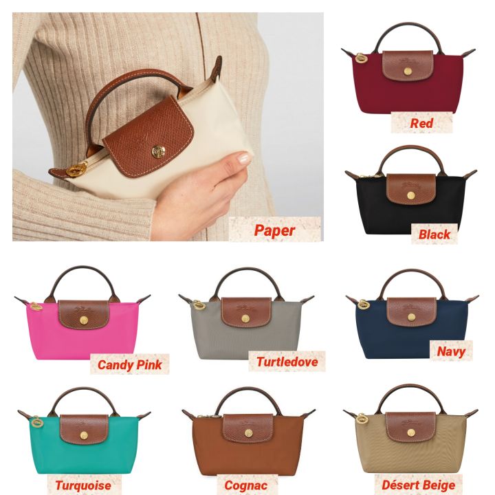 Longchamp Pouch with Handle with Sling