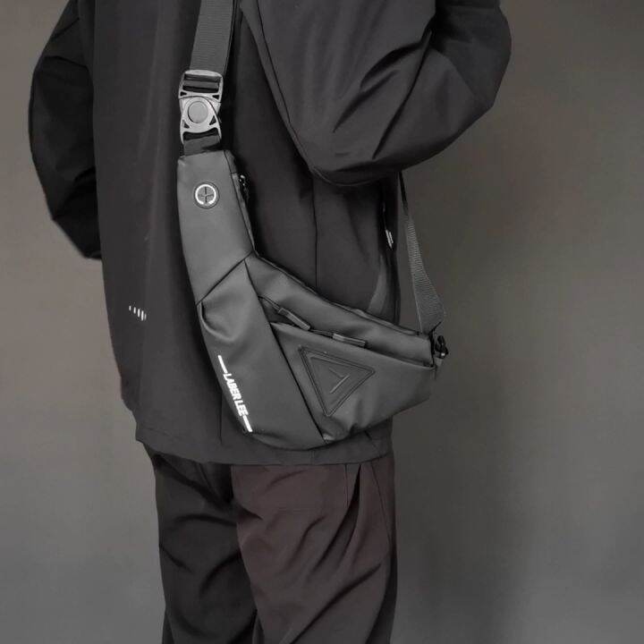 GEITBER Men's Crossbody Bag Waterproof Oxford Sling Bag Multifunction