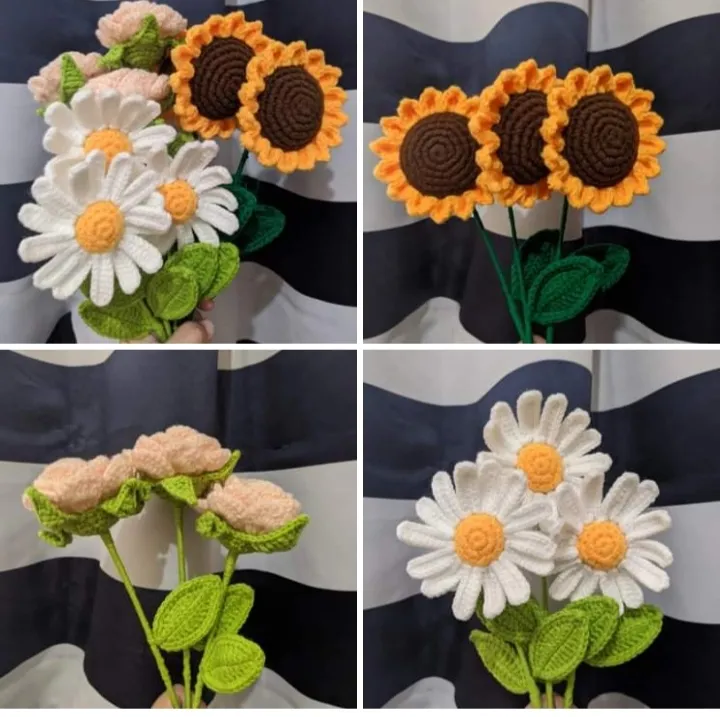 Daisy Crochet Stem or Bouquet | Lazada PH