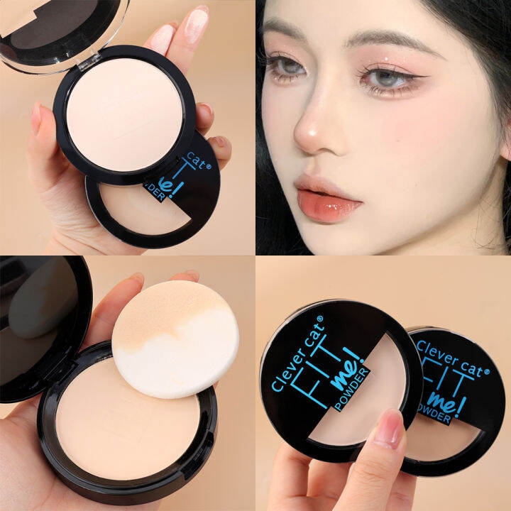 Refreshing Oil Control DoubleLayer Dry And Wet Powder Foundation