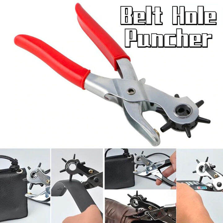 Hole Puncher Revolving Leather Strap Watch Band Belt Home Round Hole