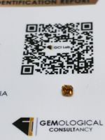 ส่งจากไทย GCI Certificate Brown fancy diamond 0.14 ct เพชรสีน้ำตาลแฟนซี จาก แอฟริกา