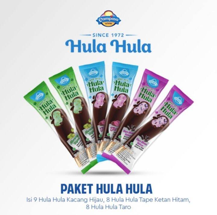 campina ice cream paket hula hula isi 25 pcs Lazada Indonesia