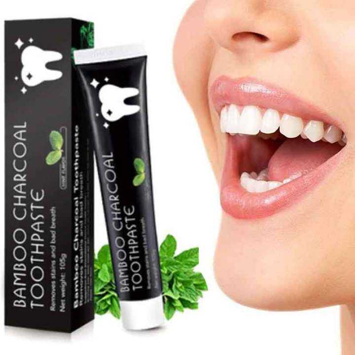 [COD] 100% EEFECTIVE Organic Activated Carbon Toothpaste Whitening ...