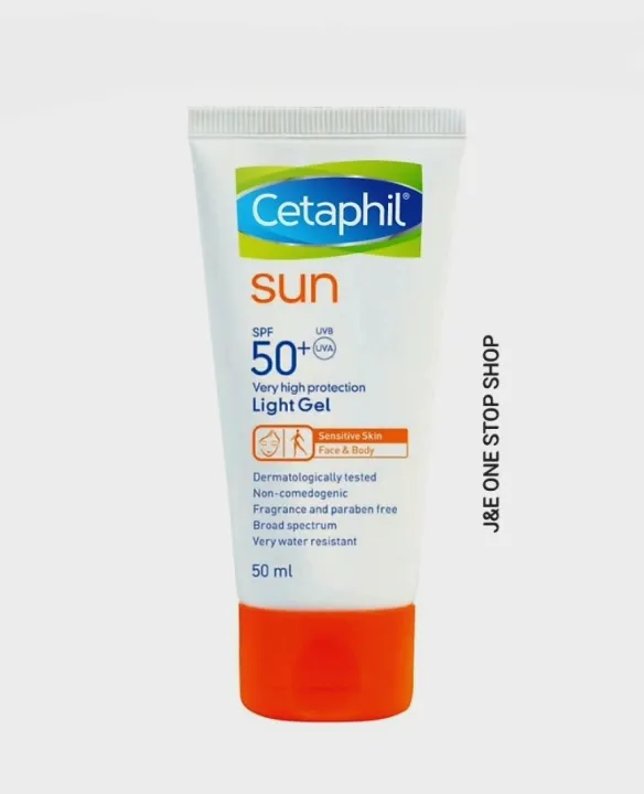 CETAPHIL Cetaphil Sun SPF50+ Gel 50ml (For Sensitive Skin / Face Sunblock) 100 Authentic