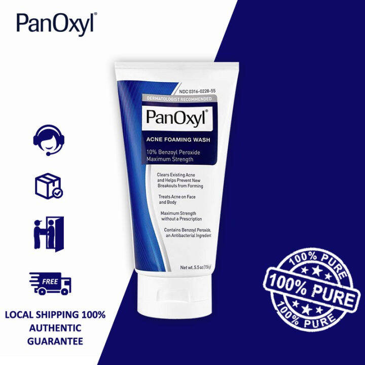PanOxyl ACNE FOAMING WASH 4/10 Benzoyl Peroxide Maximum Strength