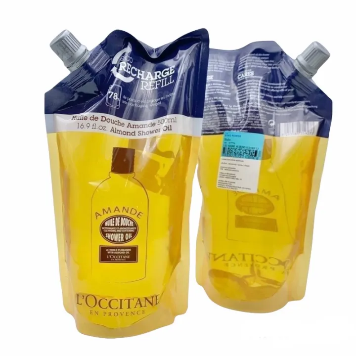 L'occitane Almond Shower Oil 500ml Refill เจลอาบน้ำ Lazada.co.th