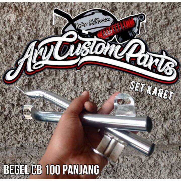 Behel Begel Cb Cb Gelatik Racing Panjang Full Besi Lazada Indonesia