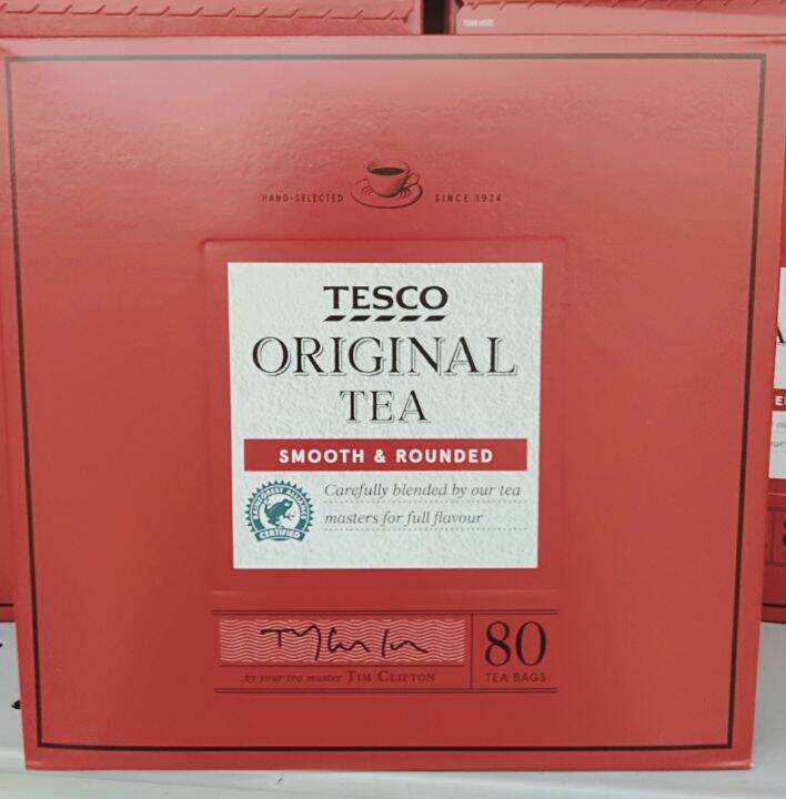 Tesco Original Tea Smooth & Rounded (80 Tea Bags) Lazada PH