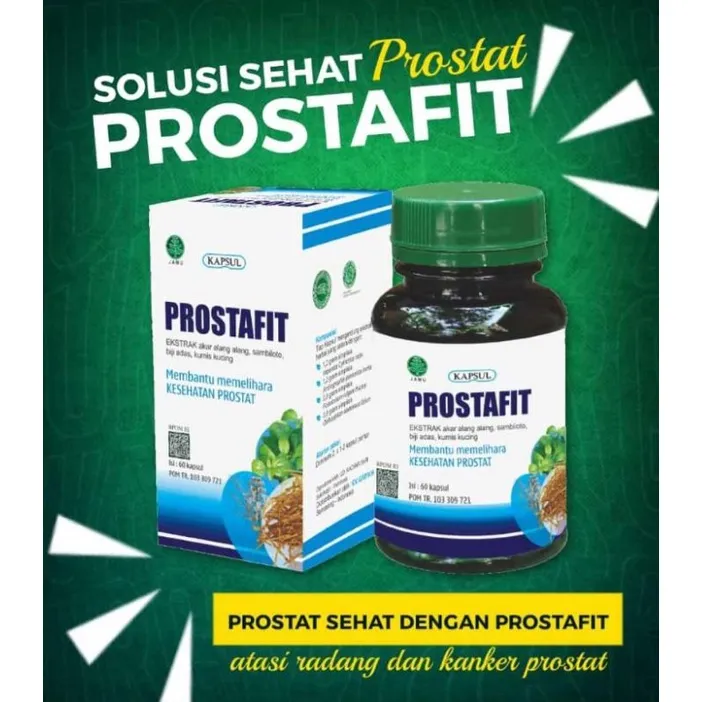 Prostafit. Kapsul Herbal Untuk Kesehatan Prostat. Mengobati Radang ...