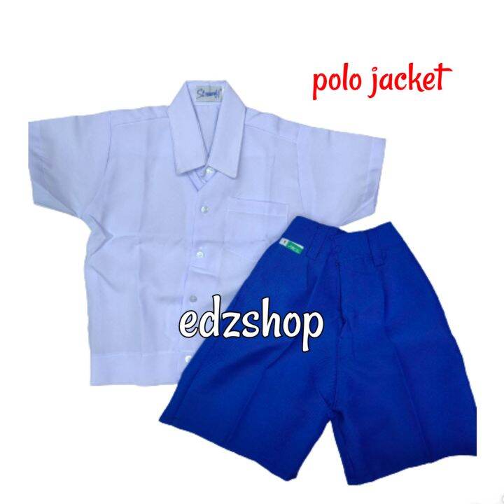 royal blue shorts & polo set school uniform Lazada PH