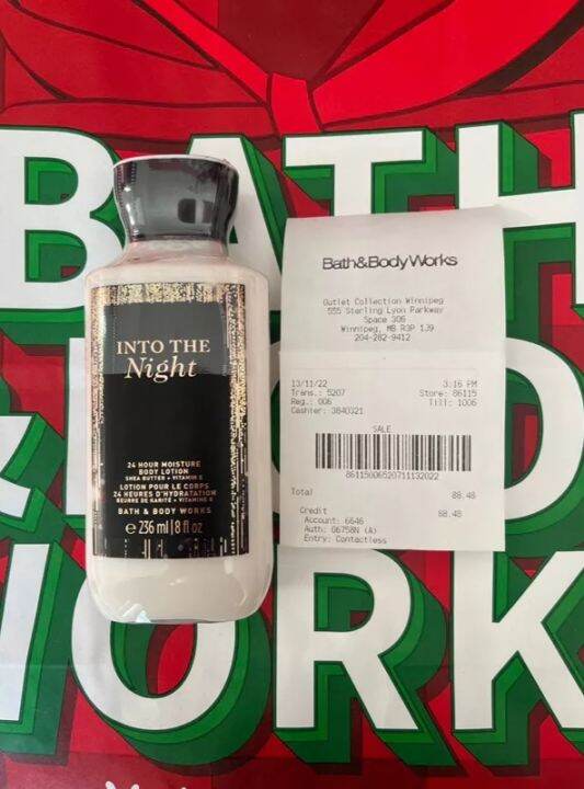 Bath and Body Works INTO THE NIGHT Super Smooth Body Lotion 236ml (1pc