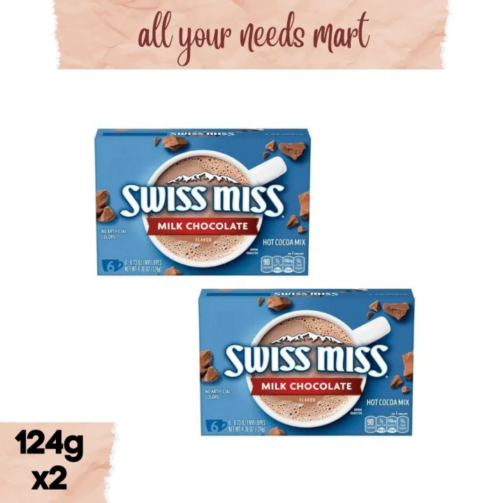 Swiss Miss ♡ Milk Chocolate ♡ Hot Cocoa Mix 124g x2 Lazada PH