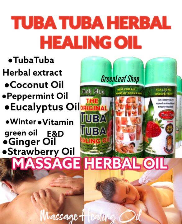 Dok Apo The Original Tuba Tuba Herbal Healing Oilherbal Massage Oilmassage Therapy Oil Lazada Ph 0614