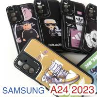 เคสโทรศัพท์ Samsung A24(2023) เคส TPU หนัง กันกล้อง ลายการ์ตูน