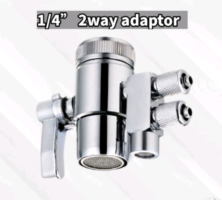 ONE/TWO WAY Water Filter Diverter Valve For 1/4" Tube Lazada