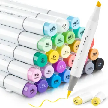 Ohuhu Pastel Markers Brush Tip - 48 Pastel Colors of Sweetness - Double  Tipped Alcohol Markers for Artist Adults' Coloring Sketching Illustration -  Art Marker Set Dual Tip Brush & Chisel - Honolulu