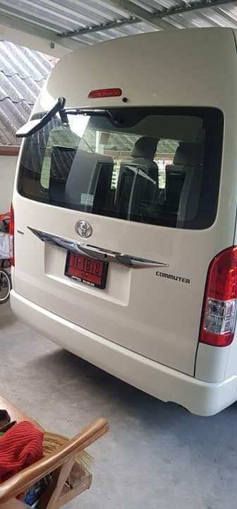 ปลายดาบยาวรถตู้ชุปโครเมี่ยม-เเบบแปะกาว-toyota-รถตู้-commuter-hiace-ventury