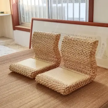 Solid Wood Short Chair Backrest Small Stool Bay Window Tatami