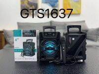 ลำโพงบลูทูธ รุ่น GTS-1637 ขนาดพกพา 4 นิ้ว มีหูหิ้ว ไฟLED (แถมฟรีไมค์สาย)