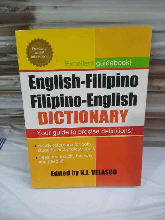 English Filipino Dictionary Lazada PH