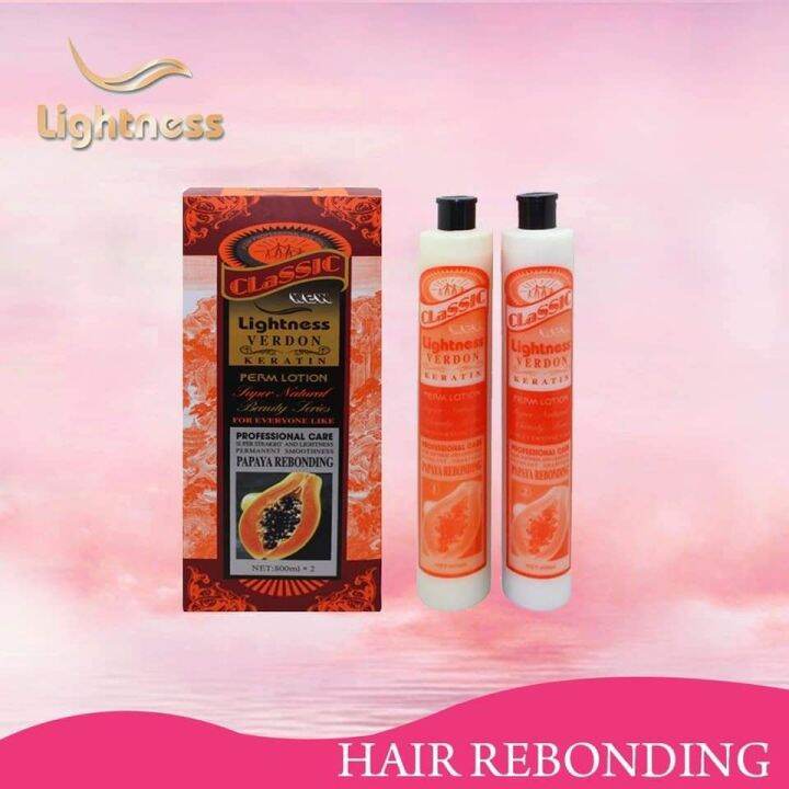 lightness hair Rebonding 2in1 set 800ml Lazada PH
