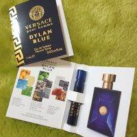 ?น้ำหอม MadeInItaly แท้? กลิ่นเพิ่มเสน่ห์นุ่มลึก Versac Pour Homme Dylan Blue EDT 1ml หอมอโรมาติก ฟูแกร์  สดชื่นละเมีนดละไมสุขุม