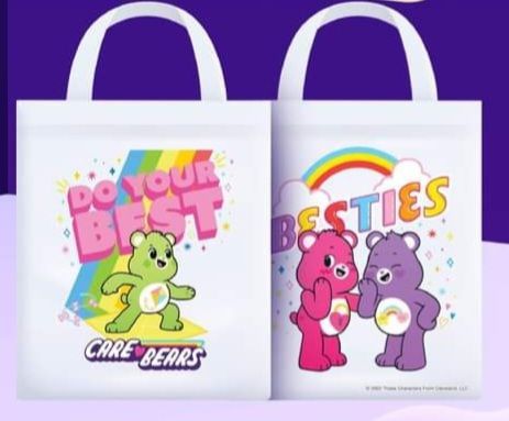 ถุงผ้าแคร์แบร์-care-bears-bag-ถุงผ้าแคร์แบร์เซเว่น-ถุงผ้าสุดน่ารักมีลาย2ด้าน-ขายแยกเลือกลายได้ครับ