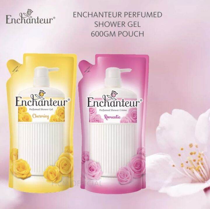 ENCHANTEUR PERFUMED SHOWER GEL REFILL PACK 600ML Lazada