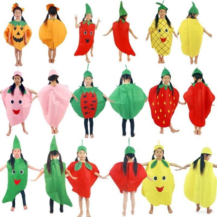 Nutrition Month Costume Fruits and Vegetables for Kids, fit ,4-9yrs old ...