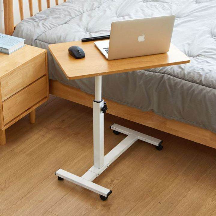 Mobile Bedside Table Side Simple Bed Desk Foldable Lifting Sofa Small